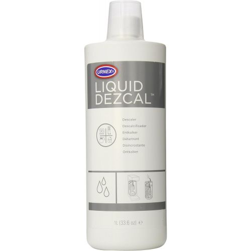  [아마존베스트]Urnex Liquid Dezcal Activated Descaler - 33.6 Ounce - For Use With Coffee Brewers Espresso Pod and Capsule Machines Kettles Garmet Steamers and Domestic Irons