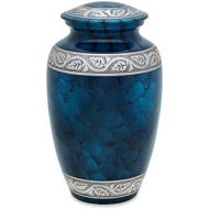 UrnsDirect2U 7548-10 Middleton Blue Adult Cremation Urn