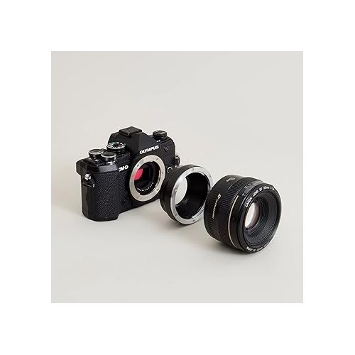  Urth Lens Mount Adapter: Compatible with Canon (EF/EF-S) Lens to Micro Four Thirds (M4/3) Camera Body