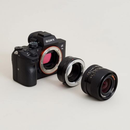  Urth Lens Mount Adapter: Compatible with Rollei SL35 (QBM) Lens to Sony E Camera Body