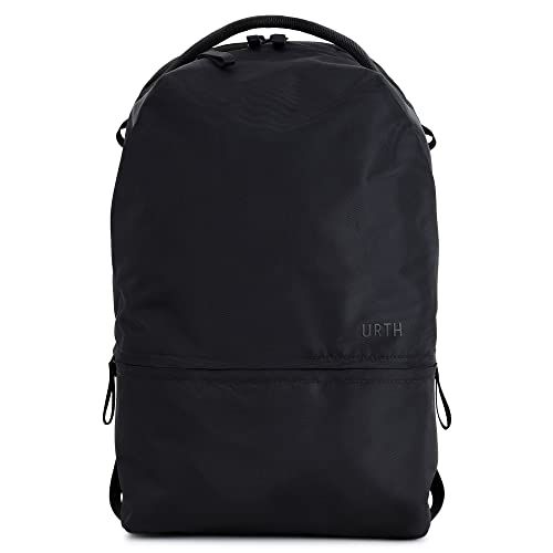  Urth Arkose 20L Backpack ? 15” Laptop Bag, Weatherproof + Recycled (Black)