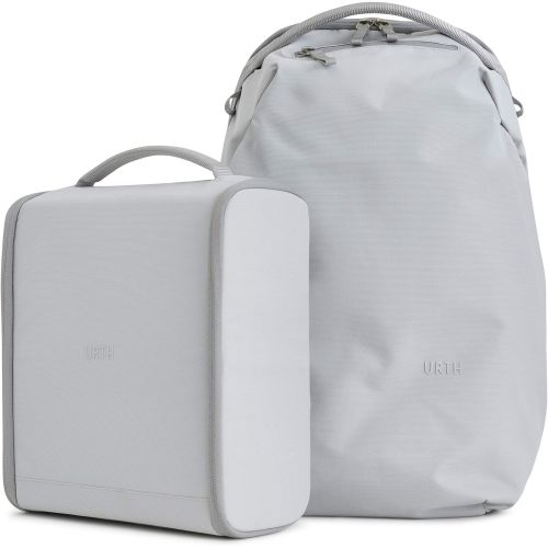  Urth Norite 24L Modular Camera Backpack ? for DSLR Camera, Lens, 15” Laptop, Weatherproof + Recycled (Ash Grey)