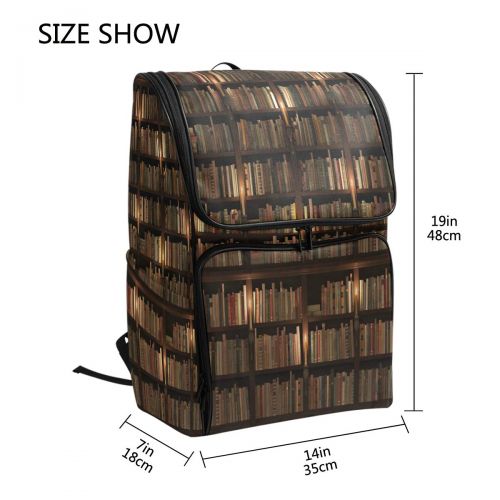  Use4 Book Bookshelf Bookworm Backpack Daypack School Travel Shoulder Bag