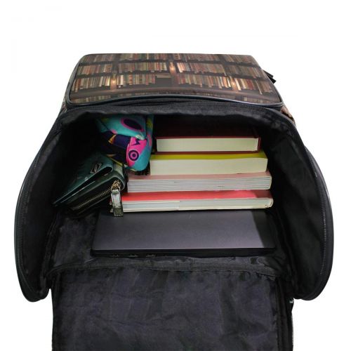  Use4 Book Bookshelf Bookworm Backpack Daypack School Travel Shoulder Bag