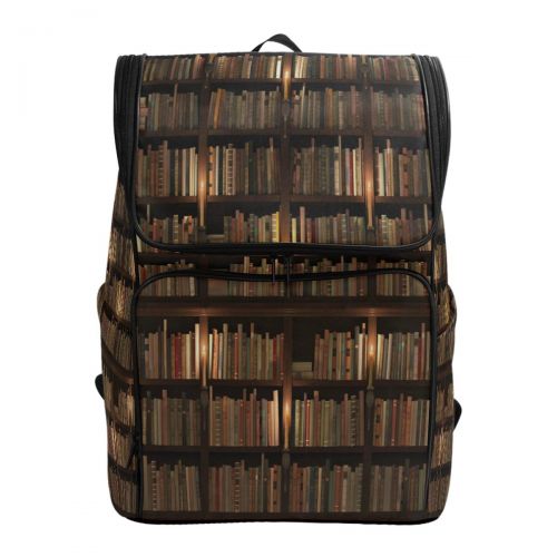  Use4 Book Bookshelf Bookworm Backpack Daypack School Travel Shoulder Bag