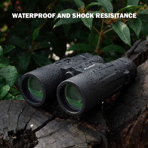  UsoGood 12X50 Binoculars for Adults with Tripod, Waterproof Compact Binoculars for Bird Watching, Hiking, Traveling, Hunting and Sports Events, Smart Phone Adaptor for Photography