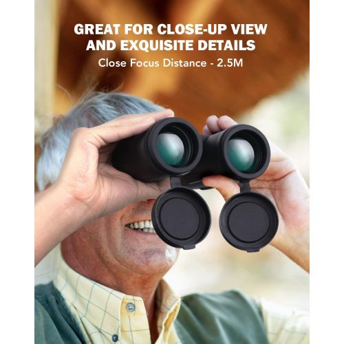  [아마존베스트]Usogood 12X50 Binoculars for Adults with Tripod, Waterproof Compact Binoculars for Bird Watching, Hiking, Traveling, Hunting and Sports Events, Smart Phone Adaptor for Photography