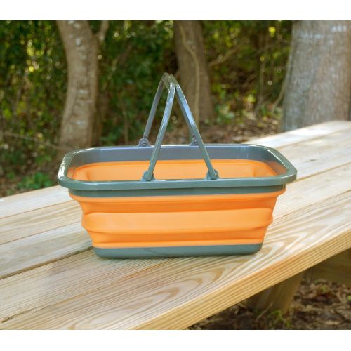  UST FlexWare Collapsible Sink with 2.25 Gal Wash Basin for Washing Dishes and Person During Camping, Hiking and Home