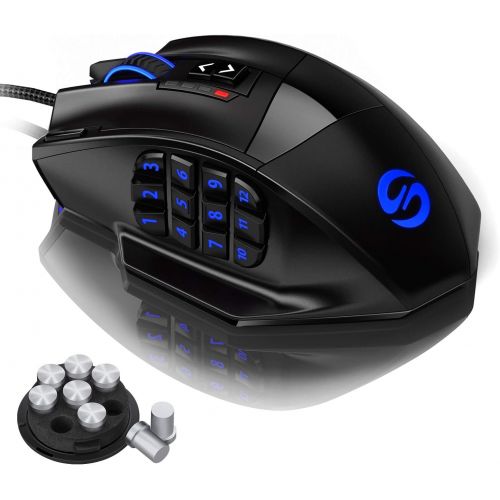  [아마존베스트]UtechSmart Venus Gaming Mouse RGB Wired, 16400 DPI High Precision Laser Programmable MMO Computer Gaming Mice [IGNs Recommendation]