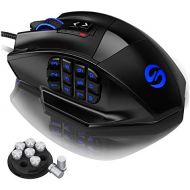 [아마존베스트]UtechSmart Venus Gaming Mouse RGB Wired, 16400 DPI High Precision Laser Programmable MMO Computer Gaming Mice [IGNs Recommendation]