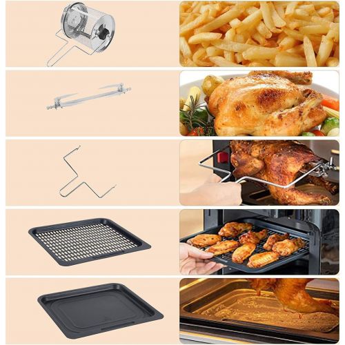  [아마존베스트]Uten Hot Air Fryer, Fry without Oil, Multifunctional Air Fryer