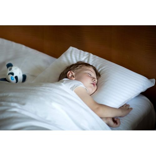  [아마존 핫딜] [아마존핫딜]Utopia Bedding Toddler Pillow - Pack of 2 Baby Pillows for Sleeping - 100% Cotton Cover - Kids Pillows, Snow White - 13 x 18 Inches