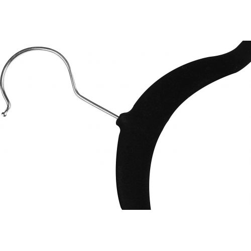  [아마존 핫딜] [아마존핫딜]Utopia Home Premium Non Slip Velvet Hangers - Coat Suit Hangers - (Black, Pack of 30)