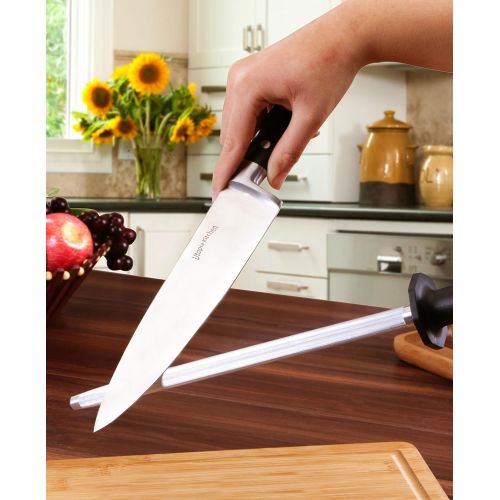  [아마존 핫딜] [아마존핫딜]Utopia Kitchen 12 Inch Honing Steel Knife Sharpening Steel Sharpening Rod