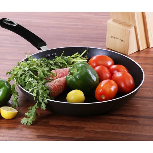  [아마존핫딜][아마존 핫딜] Utopia Kitchen Nonstick Frying Pan Set - 3 Piece Induction Bottom - 8 Inches, 9.5 Inches and 11 Inches