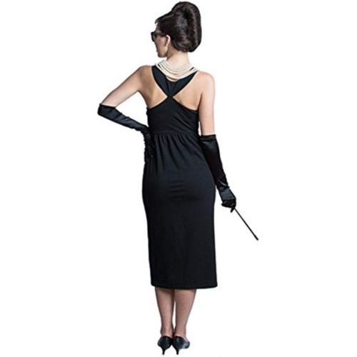  Utopiat Original Complete Audrey Hepburn Black Dress Costume  the Breakfast at Tiffany’s costume set (S)