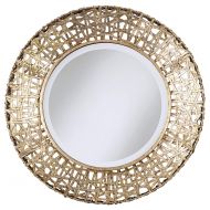 Uttermost Alita Mirror 3 x 32 x 32, Champagne, 32.3 L x 32.3 W x 3.0 D