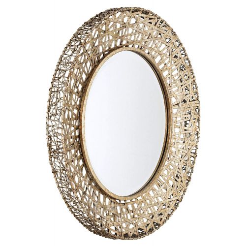  Uttermost Alita Mirror 3 x 32 x 32, Champagne, 32.3 L x 32.3 W x 3.0 D