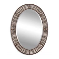 Uttermost Matney Oil Rubbed Bronze Oval Wall Mounted Mirror - 13716