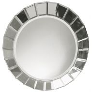 Uttermost 11900 34-Inch Round Fortune Mirror, D, Silver