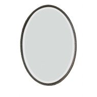 Uttermost 01101 22-Inch by 32-Inch Sherise Bronze Oval Mirror
