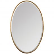 Uttermost 12894 Herleva Oval Mirror, Gold