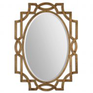 Uttermost Margutta Hand Forged Metal Oval Wall Mirror - 12869