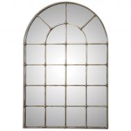 Uttermost 12875 Barwell Arch Window Mirror, Silver