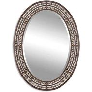 Uttermost Matney Mirror 1.25 x 24 x 34, Bronze, 34.0 L x 24.0 W x 1.3 D,