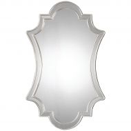 Uttermost 8134 Elara Antiqued Wall Mirror, Silver