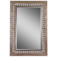 Uttermost 13724 Fidda Mirror, Antique Silver, 49.3 L x 33.3 W x 1.5 D