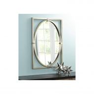 Uttermost Akita Brushed Nickel 24 x 34 Wall Mirror