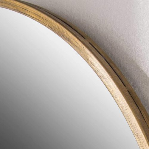  Uttermost 12894 Herleva Antique Plated Gold Oval Wall Mounted Mirror