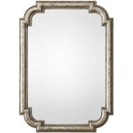 Uttermost Traditional Wall Mirror in Antique Silver