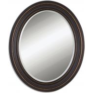 Uttermost 14610 Ovesca Oval Mirror, Bronze