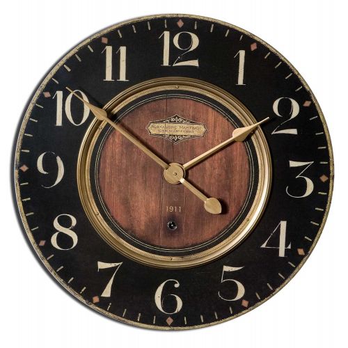  Uttermost Alexandre Martinot 30-Inch Wall Clock