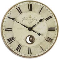 Uttermost Harrison Gray 23-Inch Wall Clock