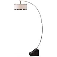 Uttermost 75 3/4 High Kelcher Brushed Nickel Arc Floor Lamp