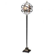 Uttermost Rondure Metal Armillary Sphere Floor Lamp
