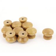 uxcell Drawer Cabinet Closet Wood Round Knob Pull Handle 23x19mm 10pcs