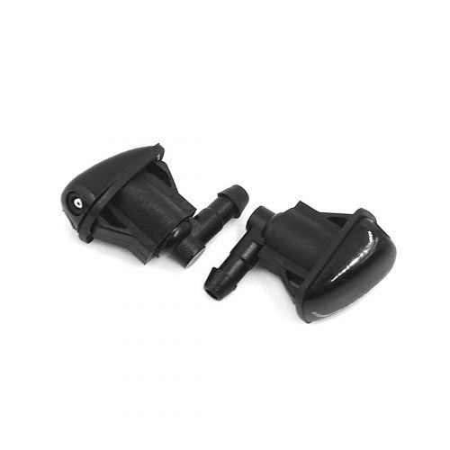  uxcell 2 Pcs Black Plastic Front Windshield Washer Sprayer Nozzle Fit for Toyota