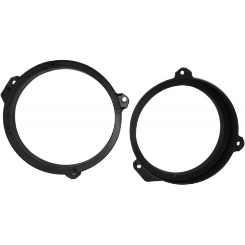  [아마존베스트]uxcell 2pcs Black 6.5 Car Speaker Mounting Spacer Ring Bracket for Subaru Forester