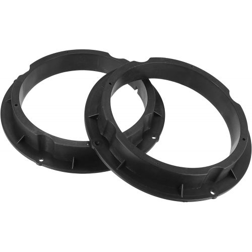  [아마존베스트]uxcell 2pcs Black 6.5 Car Audio Speaker Mounting Spacer Adaptor Rings for Kia Sportage