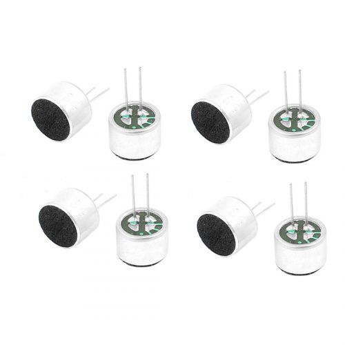  [아마존베스트]uxcell 10mmx7 mm Through Hole Mini Electret Microphone Condenser Pickup (Pack of 8)