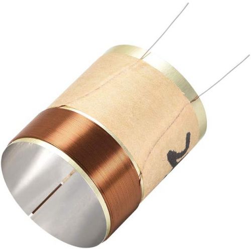  uxcell 25.5mm 1 Woofer Voice Coil Dual Layers Round Copper Wire Bass Speaker Replace Parts