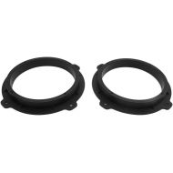 uxcell 2pcs Black 6.5 Car Speaker Mounting Spacer Adaptor Rings for Hyundai IX35 2012