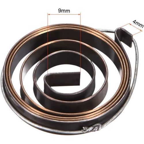  [아마존베스트]uxcell Drill Press Return Spring, Quill Spring Feed Return Coil Spring Assembly, 2.2Ft Long, 35 x 6 x 0.7mm 3PCS