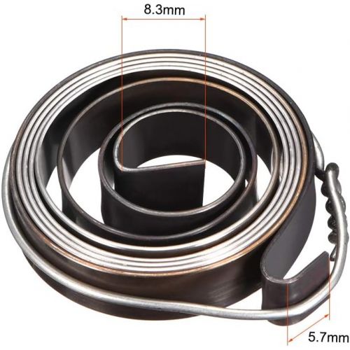  [아마존베스트]uxcell Drill Press Return Spring, Quill Spring Feed Return Coil Spring Assembly, 2.2Ft Long, 35 x 8 x 0.8mm 3PCS