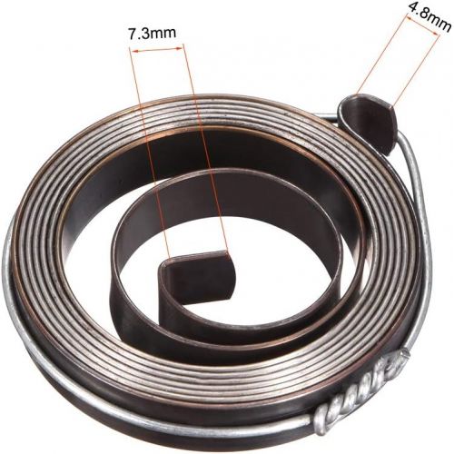  [아마존베스트]uxcell Drill Press Return Spring, Quill Spring Feed Return Coil Spring Assembly, 3.3Ft Long, 43 x 8 x 0.8mm 3PCS