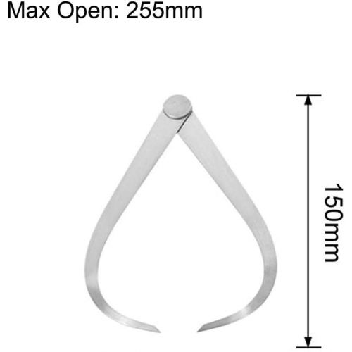  [아마존베스트]uxcell Outside Caliper 150mm 6 Inch Firm Joint Stainless Steel Measuring Tool